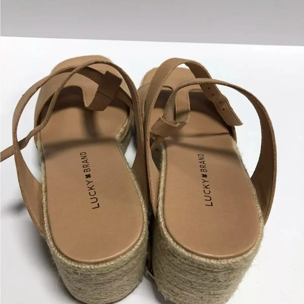 Lucky Brand Women's Valki Espadrille Wedge Sandals, Size 9 M